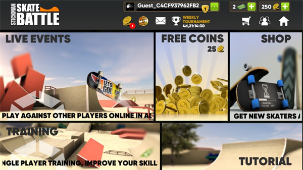 火柴人滑板对决3