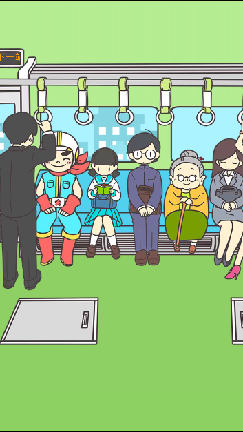 地铁上抢座是绝对不可能的