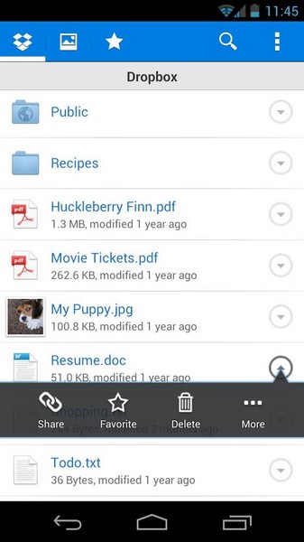 dropbox截图0